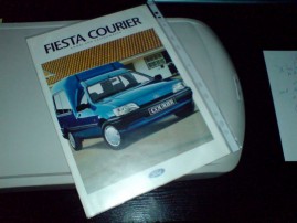 Prospekt Ford Fiesta Currier (Mk3) na skanerze